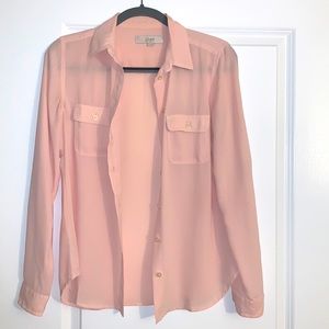 XS Loft button up blouse